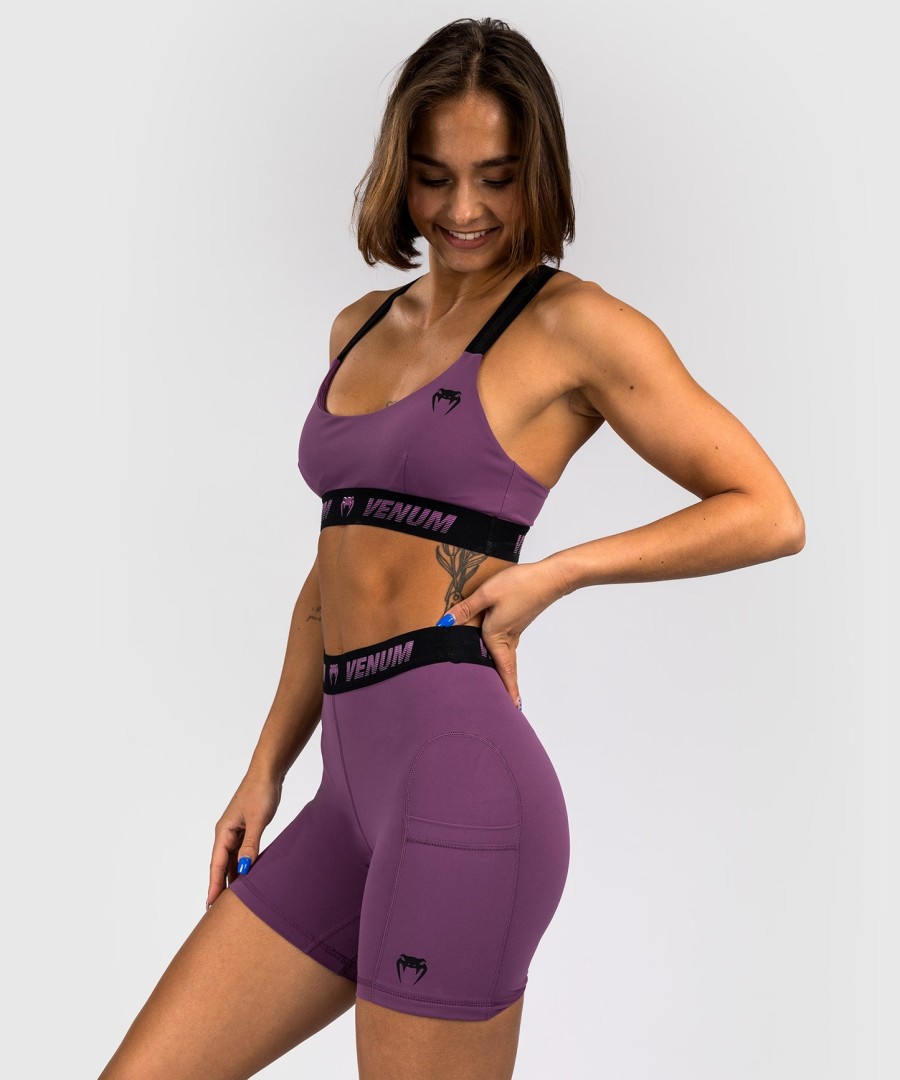 venum elevate lange valetudo-short voor dames - liliac