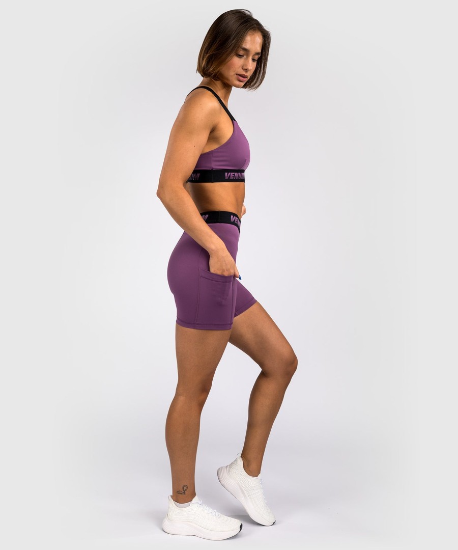 venum elevate lange valetudo-short voor dames - liliac
