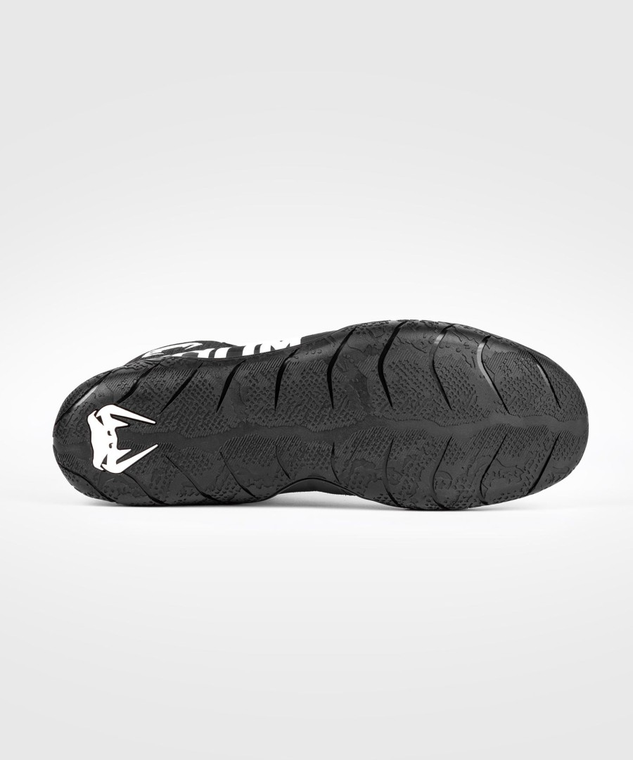 venum elite worstelschoenen - zwartwit