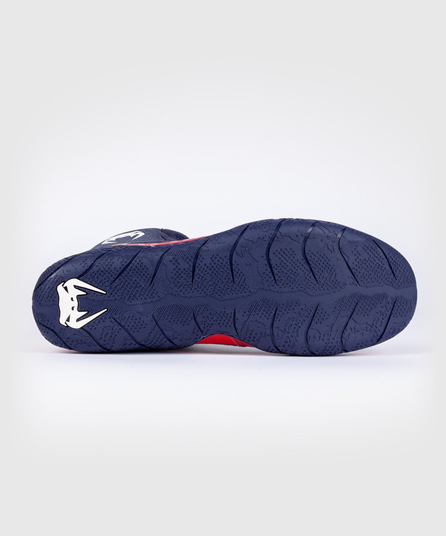 venum elite worstelschoenen - blauwgeel